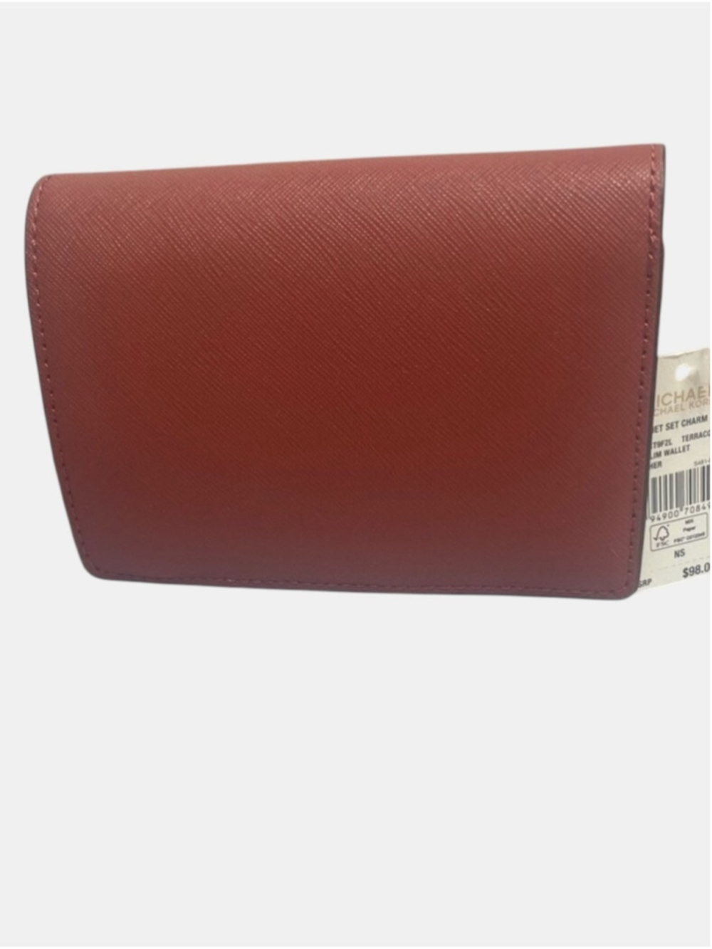 Michael Kors Sinclair Logo Shopper Tote & Matching Wallet Cinnamon Pink Cream - Picture 10 of 13